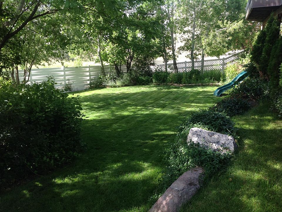 Fenced yard