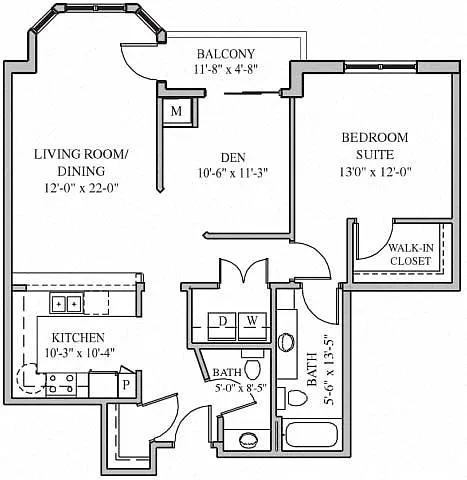 Floor plan Woodlawn