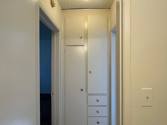 storage closets in hallway