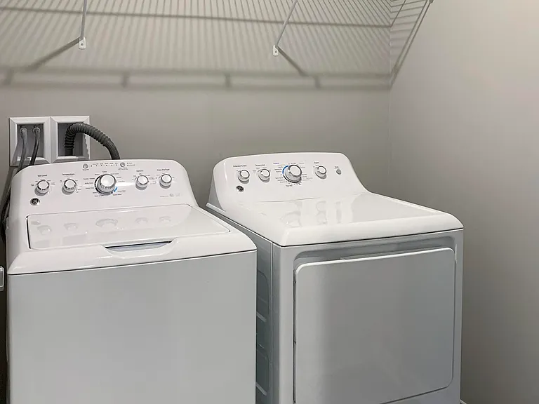 Laundry is a breeze with in-home washers and dryers!