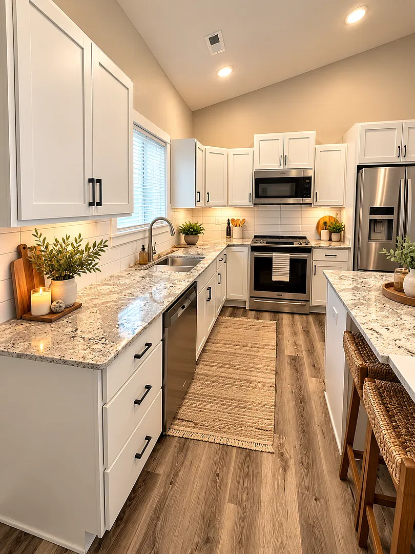 Stunning 2 Bed, 2 Bath Home With 2-Car Garage & Fenced Yard (All One Level) (Move In Special For ... — Photo 1