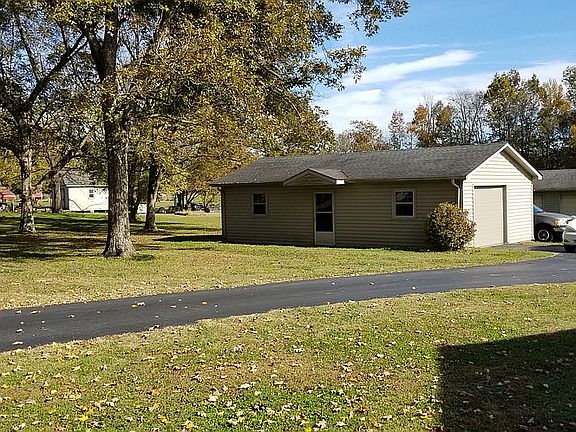 Garage with work area