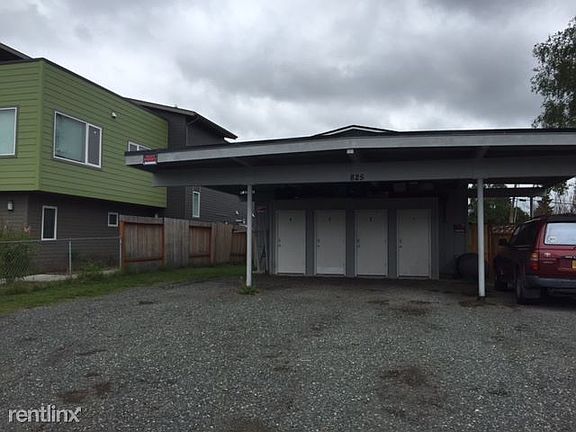Carport parking and locked storage closet