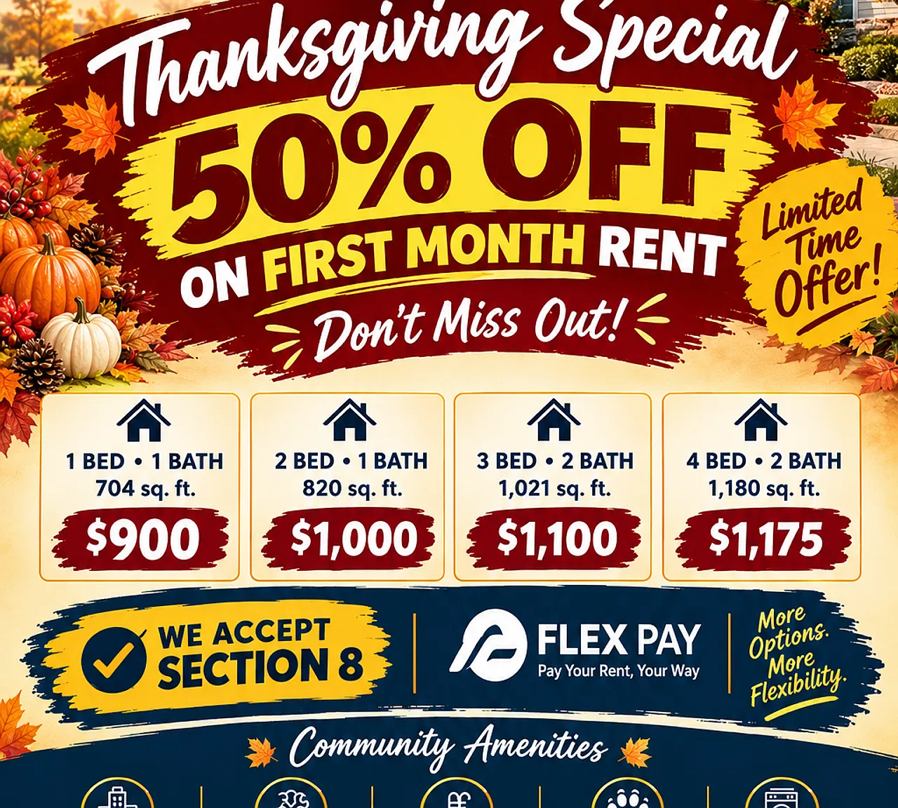 WACO APARTMENTS - 50% OFF 1st Month Rent, and Housing & Section 8 accepted — Photo 1