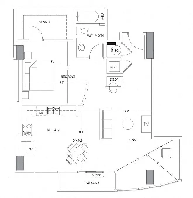 Floor plan A13