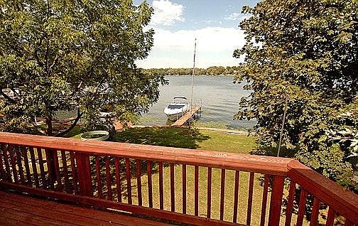 Awesome open water views from the deck and patio!
