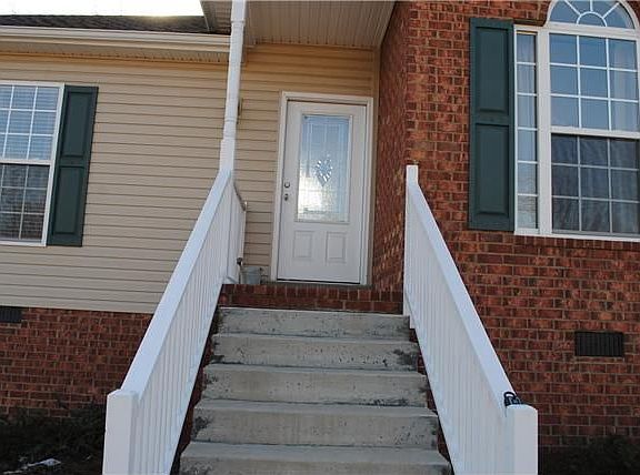 Entry Stairs, Small Covered Porch