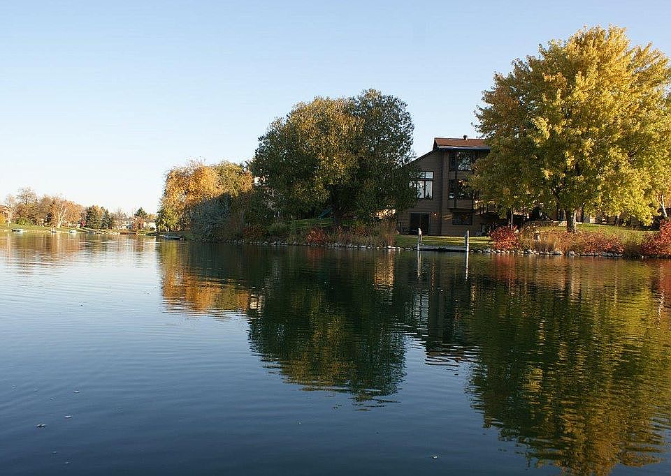 View from Lake looking to home