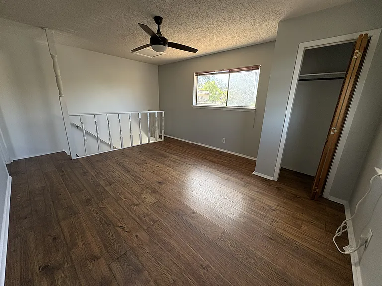 Upstairs room can be used as a living room, office, play room or guest bedroom