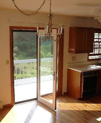 Eat in kitchen overlooking the deck