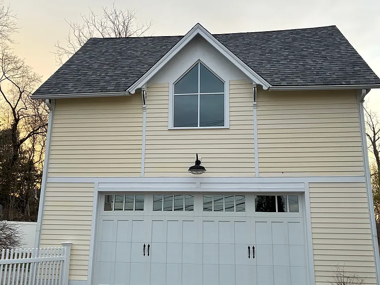 View looking at the room above the garage (garage not included). Recently renovated.
