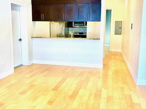 Looking towards the kitchen from the living room.