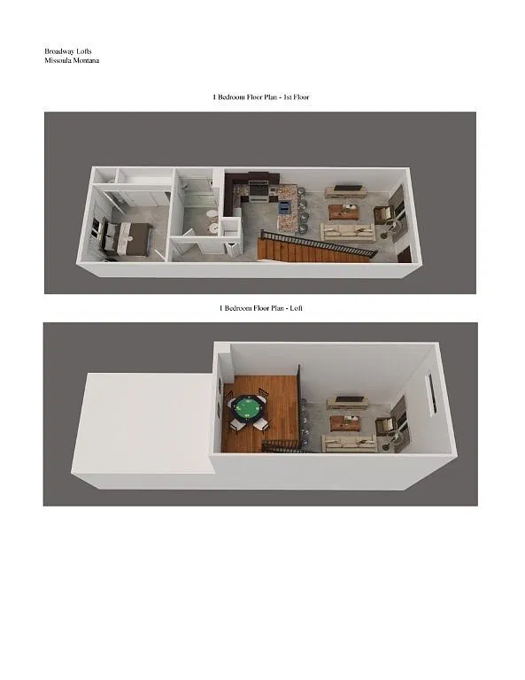 Floor plan 1 Bed 1 Bath