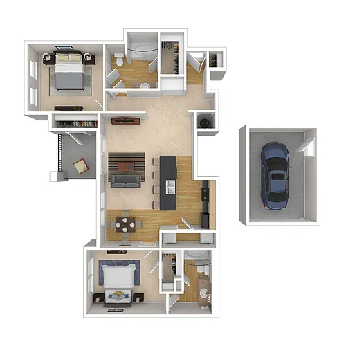Floor plan The Hudson