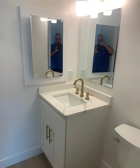 Remodeled bathroom