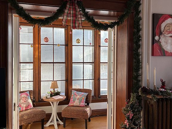 Living room looking to sun porch
