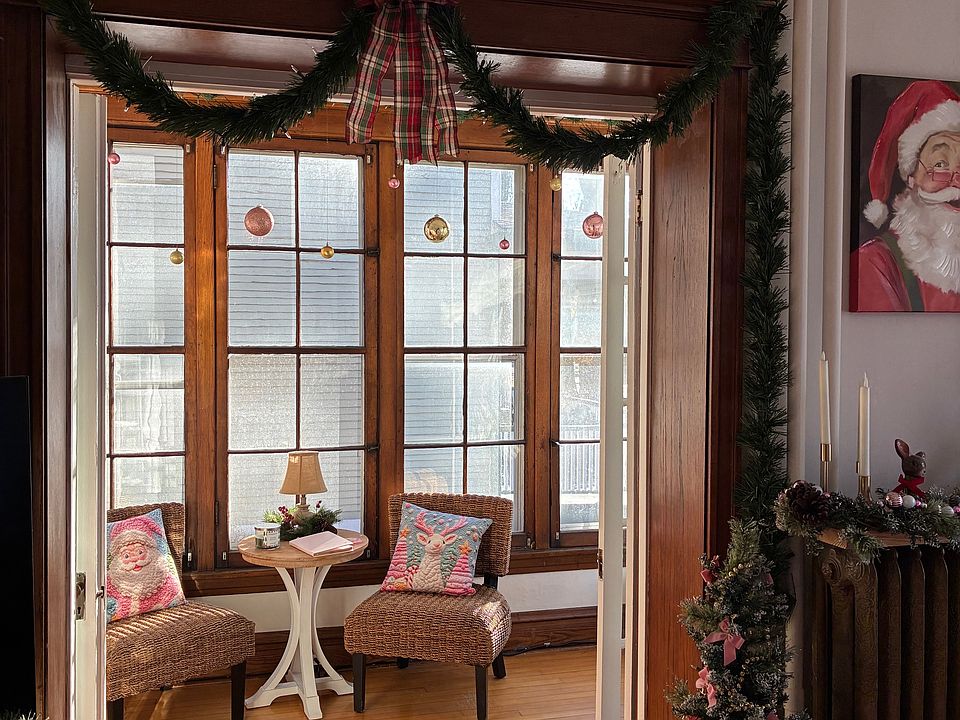 Living room looking to sun porch