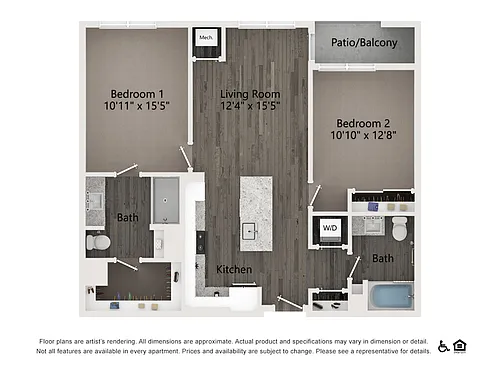 Floor plan B1A