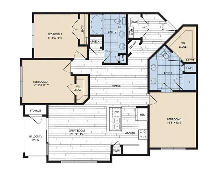 Floor plan C1