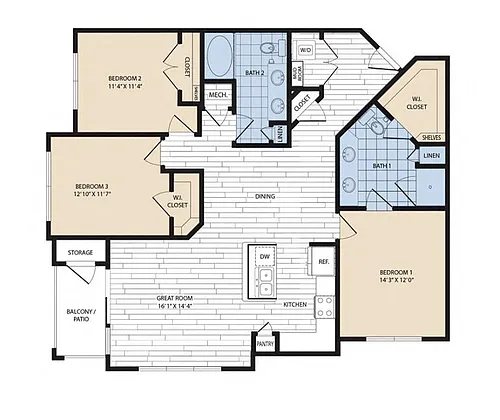 Floor plan C1
