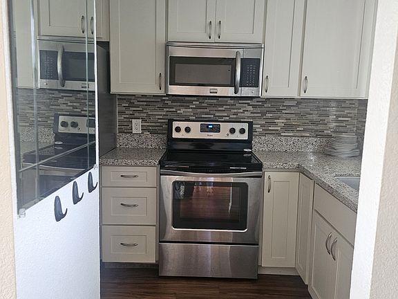 Kitchen on the ride after coming in from the front door