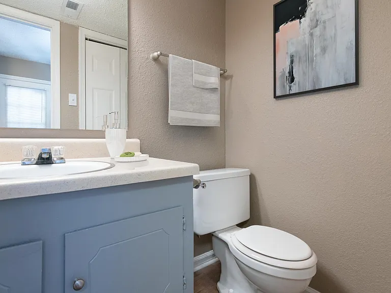 Classic townhome half bath