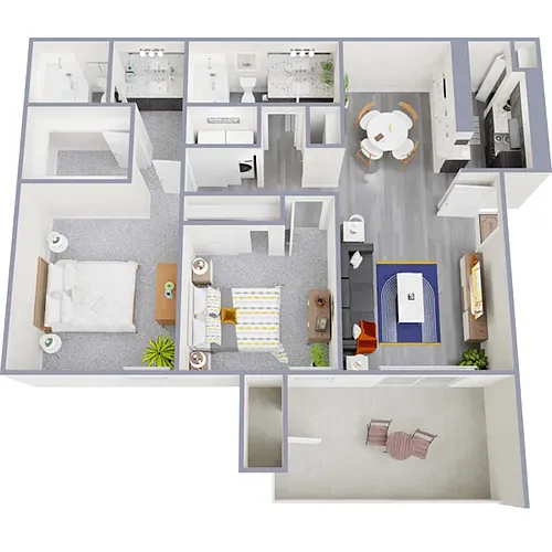 Floor plan B3