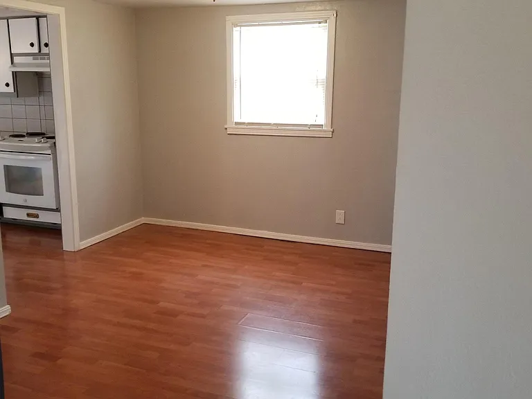 Office area with laundry