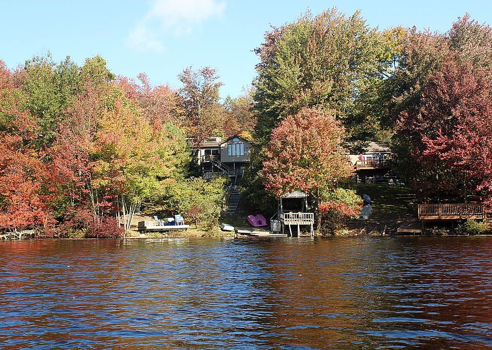 House view from the lake