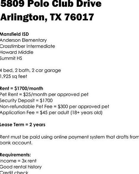 2nd image of 5809 Polo Club Dr