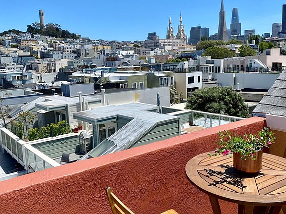 private roof deck view