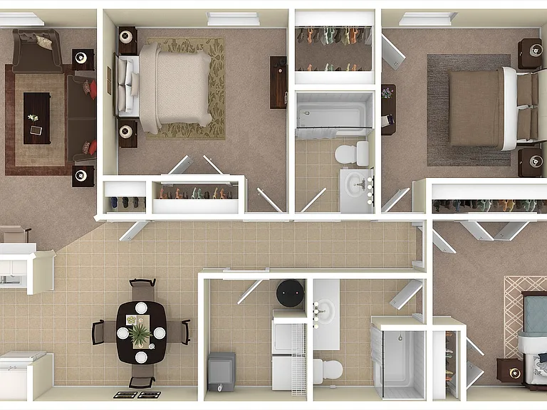 3 bedroom 3 bedroom