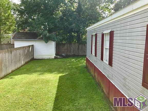 fenced yard