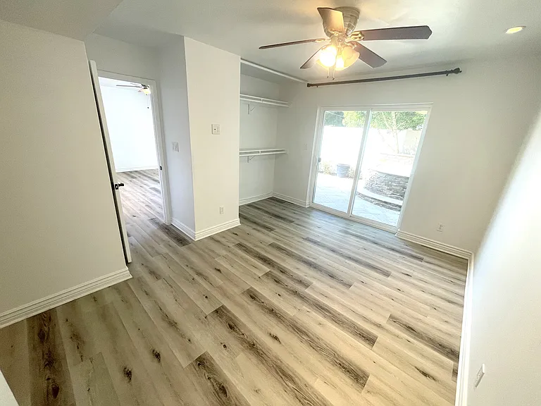 Bedroom and closet
