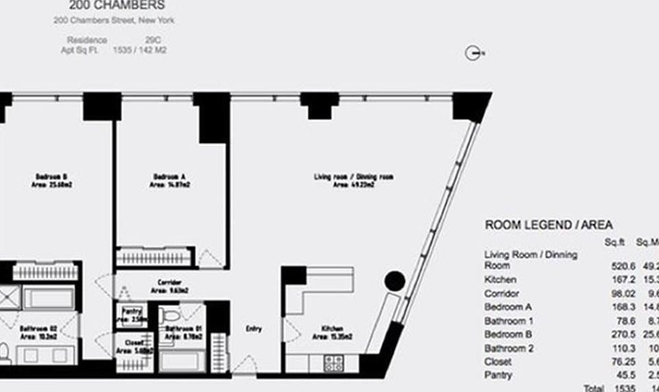 1st image of 200 Chambers St APT 29C