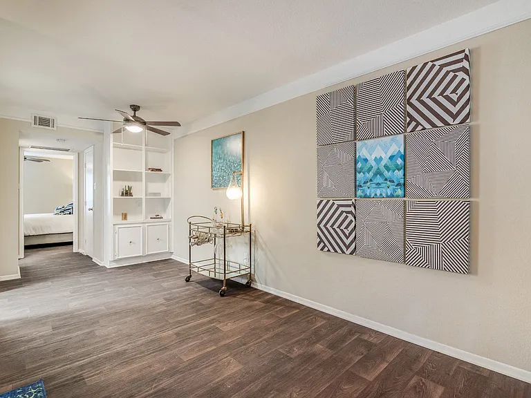 Open-concept floor plans allow for design flexibility