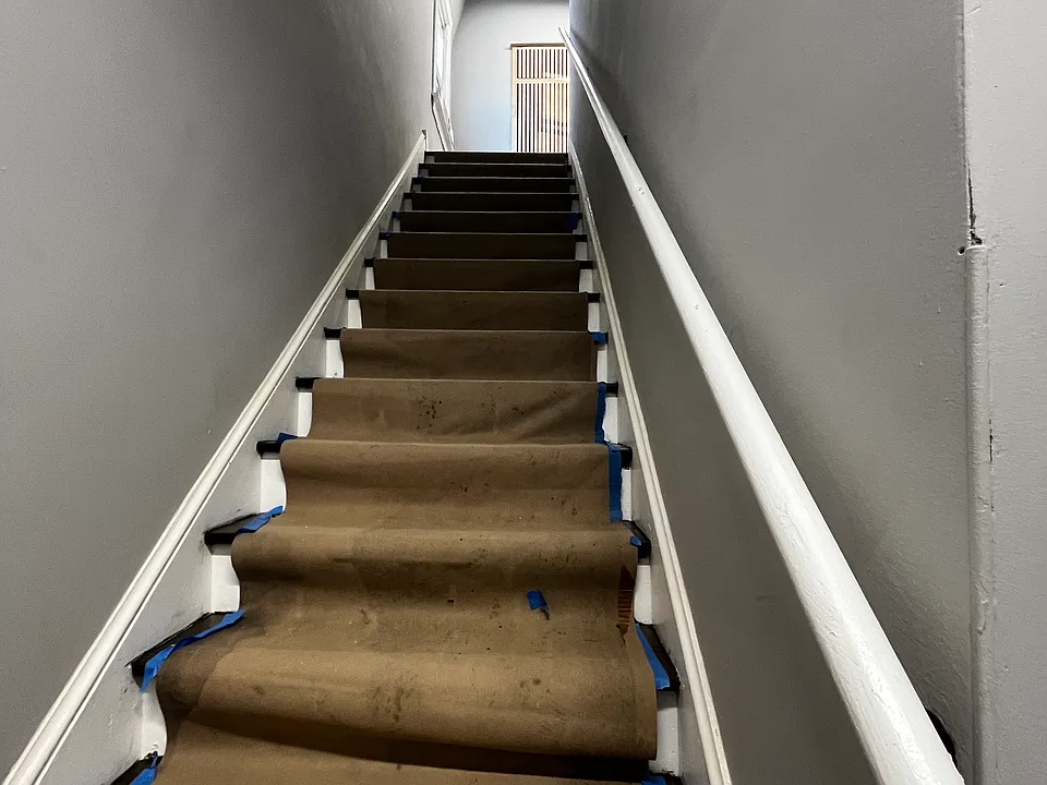 Main stairs handrail.