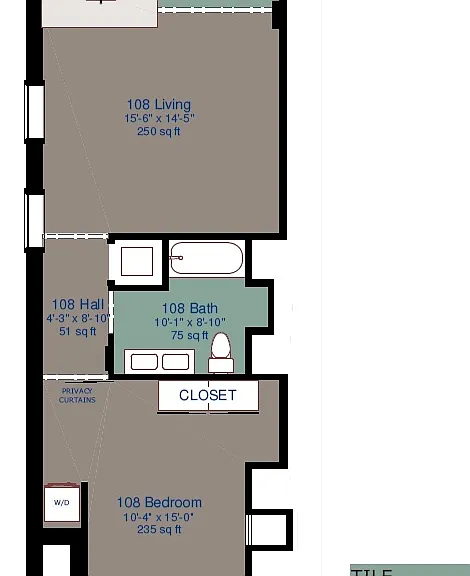 CASE 108 Floorplan