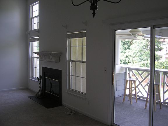 Third story unit with cathedral ceilings