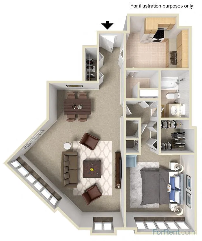 Floor plan Tidewater - B/F