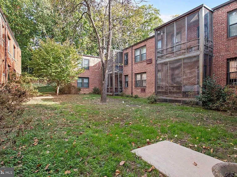 Private, enclosed courtyard for residents