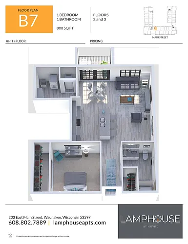 Floor plan B7