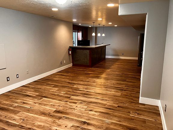 kitchen and living room