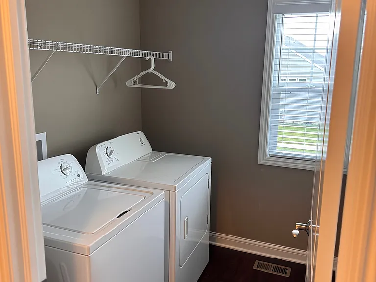 2nd floor washer/dryer. Appliances included.