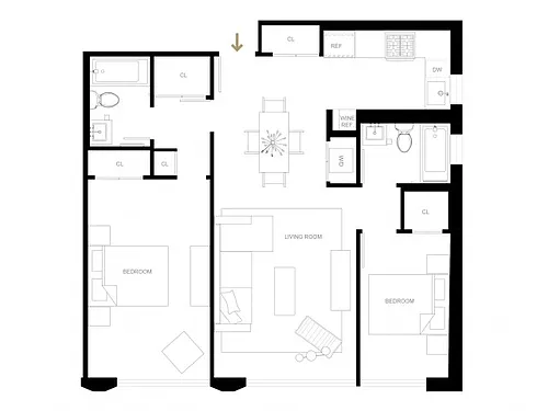 Floor plan B2-R