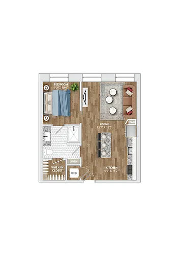 Floor plan MILL A3