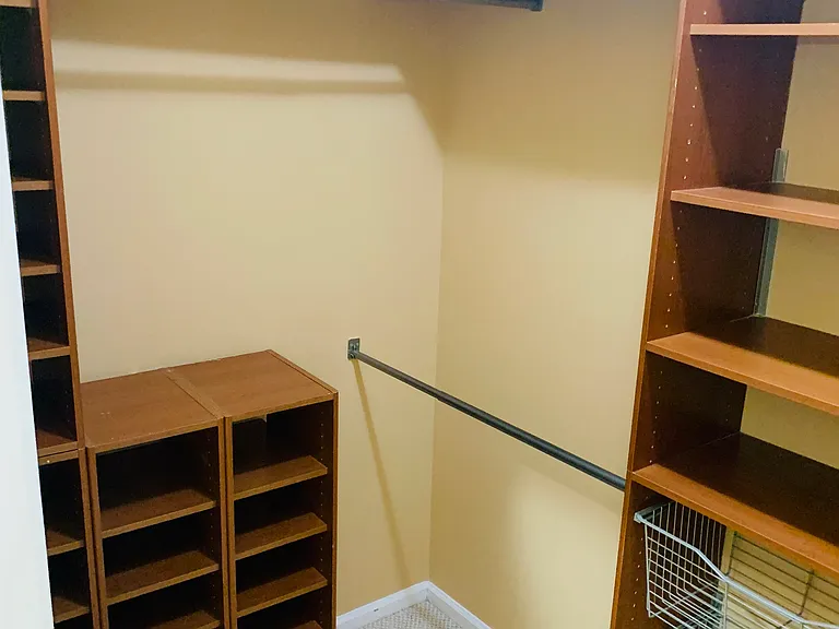 Walk in Closet with Organizers
