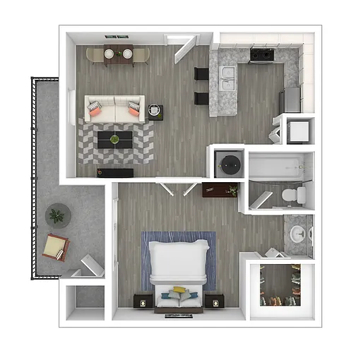 Floor plan Buttonwood - West