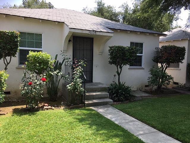 front of the house