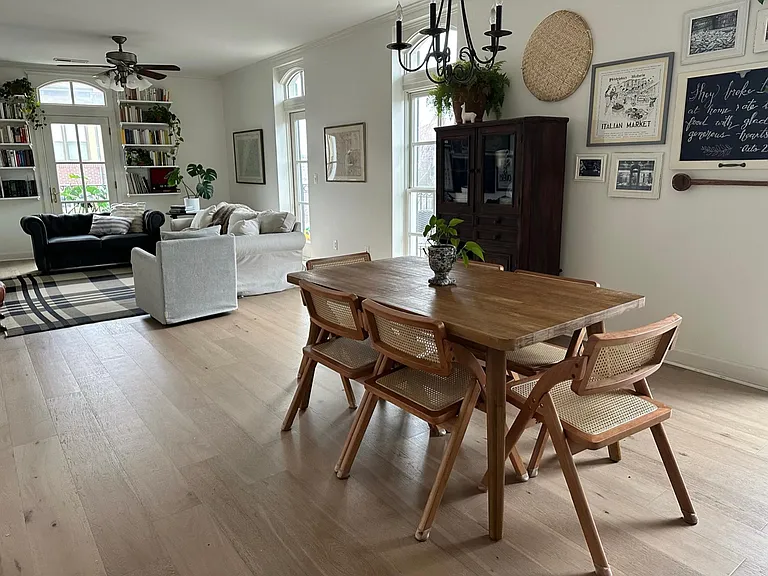 dining room, and living room